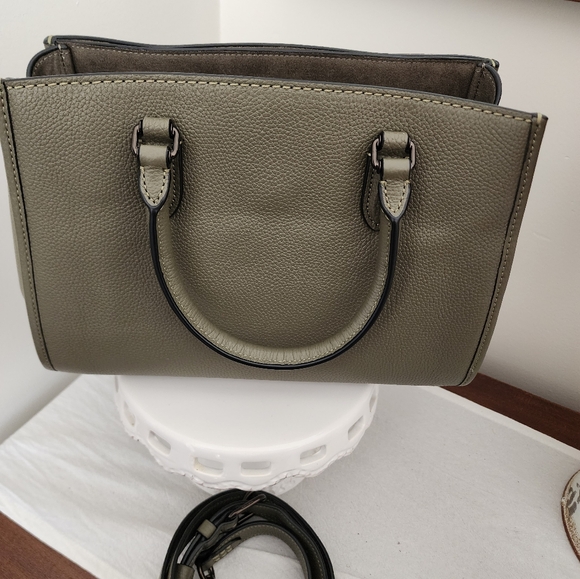 Coach Brooke Carryall 28 NWT Army Green/Pewter - Picture 3 of 7